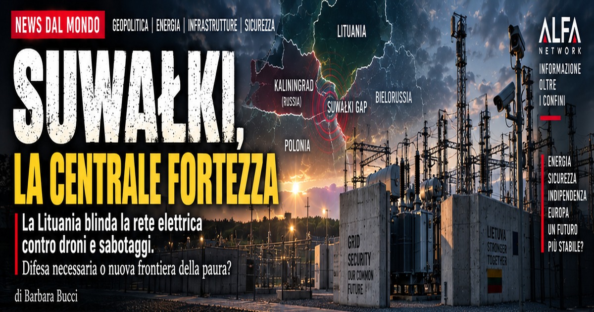 Suwałki, la centrale fortezza: la Lituania blinda la rete contro droni e sabotaggi