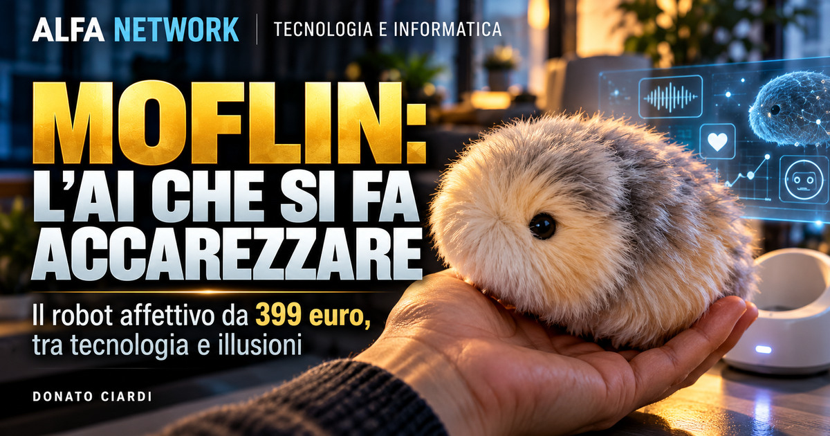 Moflin: l’AI che si fa accarezzare. Dentro il robot affettivo da 399 euro