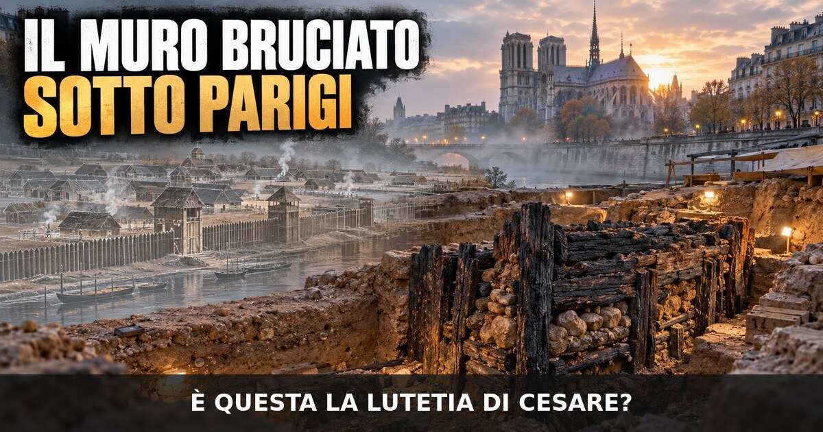 Il muro bruciato sotto Parigi: è questa la Lutetia di Cesare?